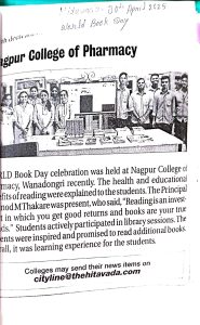 World Book Day The Hitavada 30-04-2025